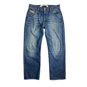 Vtg Y2K Diesel Kratt Men's Straight Leg Selvedge Jeans Made in Italy  33 x 28.5